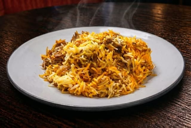Lunch Lamb Biryani.