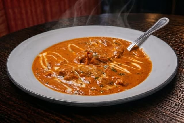 Lunch Lamb Tikka Masala.