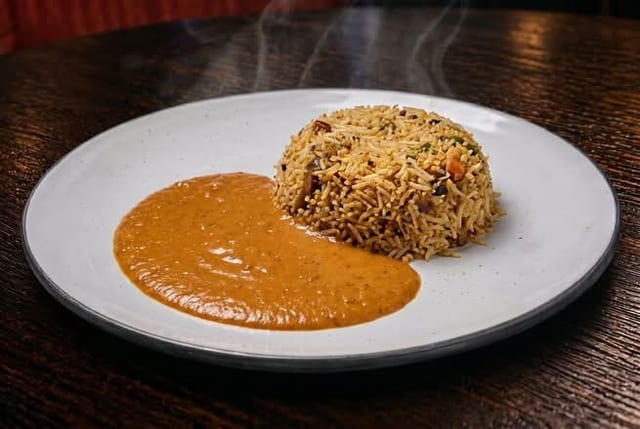Lunch Chicken Biryani.